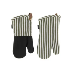 Tiseco Yinte ovenwant 17 x 33 cm greenolive 2 stuks