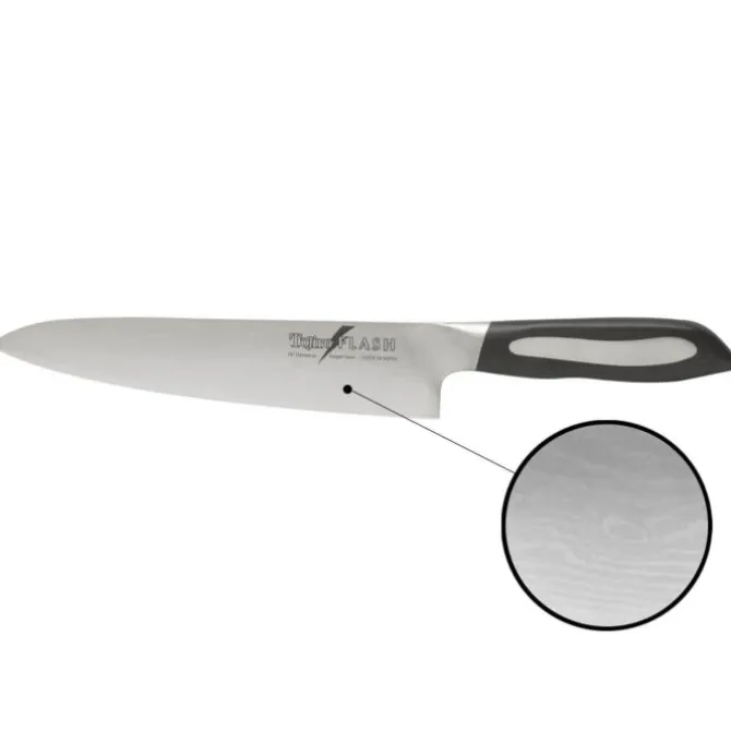 Tojiro Flash koksmes 21 cm 63-laags damaststaal