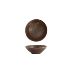 Tokyo design Iga Matte schaal ø 14,5 cm keramiek donkerbruin