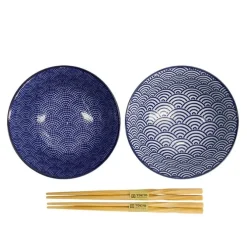 Tokyo Design Studio Nippon Blue Tayo Giftset Dots & Waves