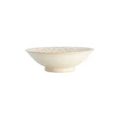 Tokyo design Titanium Matte Mermaid schaal ø 25 cm keramiek bruin wit