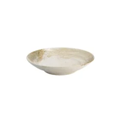 Tokyo design Yukishino diep bord ø 29 x 6 cm keramiek bruin wit