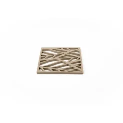 Tools2Cook onderzetter vierkant silicone Nutmeg Grey