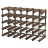 Traditional Wine Rack Co. wijnrek 61 x 42 cm eik donker