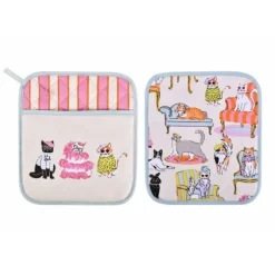Ulster Weavers Cool Cats pannenlap katoen