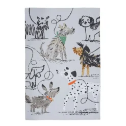 Ulster Weavers Dog Days theedoek katoen