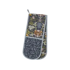 Ulster Weavers Finch & Flower lange pannenlap katoen blauw