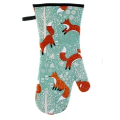 Ulster Weavers Foraging Fox ovenwant katoen blauw