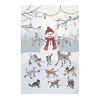 Ulster Weavers Ice Skating Cats And Dogs theedoek katoen