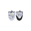 Ulster Weavers Seashore kleine ovenwant katoen blauw 2 stuks