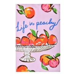 Ulster Weavers Summer Fruits Peach theedoek katoen