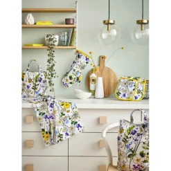 Ulster Weavers Wildflowers ovenwant katoen geel