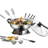 Unold Asia Fondue rond ø 41,5 cm 6 persoons rvs