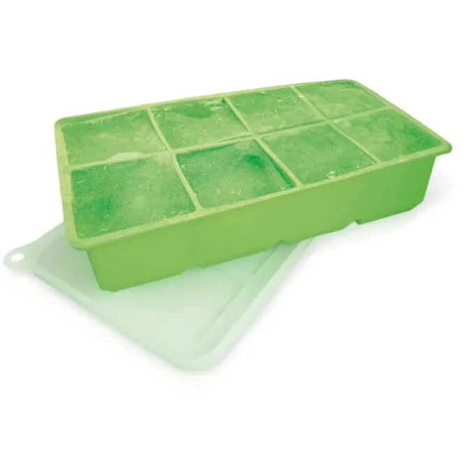 Vin Bouquet ijsblokjesvorm 8 blokken silicone groen