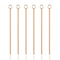 Viski cocktailprikkers Copper 6 stuks