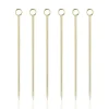 Viski cocktailprikkers Gold 6 stuks