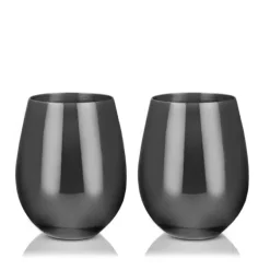 Viski Stemless tumbler wijnglas Gold 2 stuks