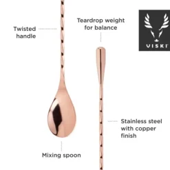 Viski Weighted Barspoon 40 cm Copper