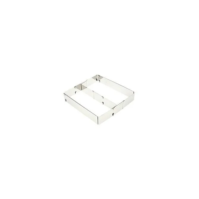 Westmark bakvorm rechthoek verstelbaar 27,5 - 52,5 cm rvs