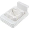 Westmark combinatie eiersnijder 13,5 x 8,5 cm kunststof wit