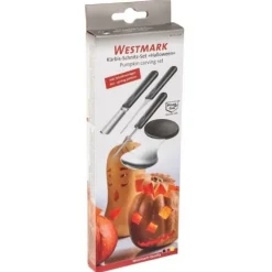 Westmark pompoendecoratieset kunststof-rvs 4-delig