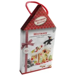 Westmark uitsteekvorm peperkoekhuis rvs 6-delig