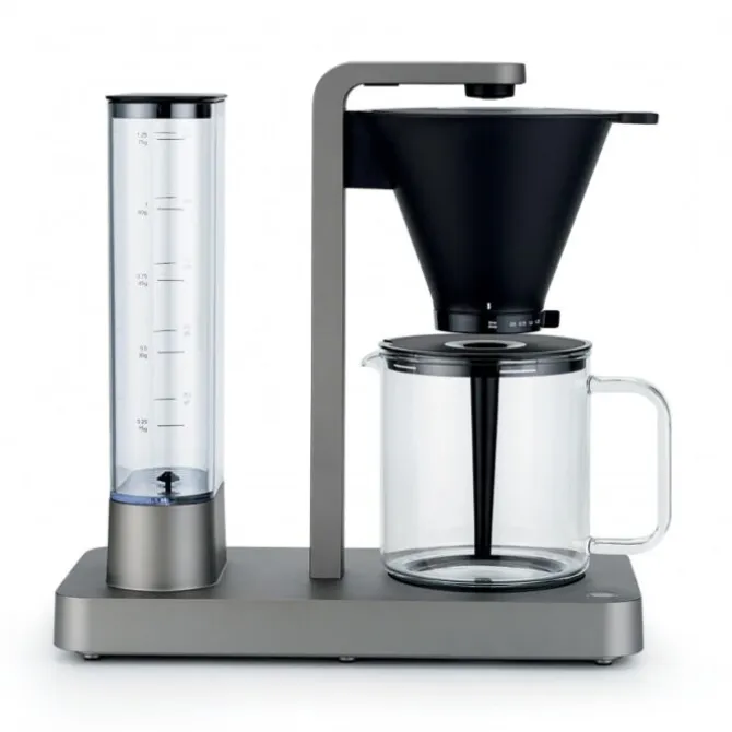 Wilfa Performance koffiezetapparaat 1,25 liter titanium rvs