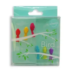 Winkee Bird Glass markers silicone 6 stuks