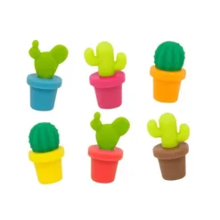 Winkee Cactus Glass markers silicone 6 stuks