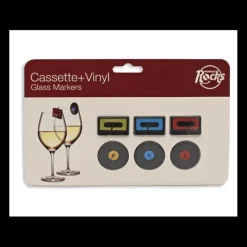 Winkee Cassette+Vinyl Glass Markers silicone 6 stuks