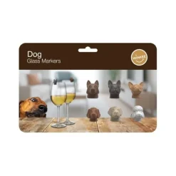 Winkee Dog Glass markers silicone 6-delig