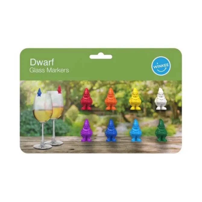 Winkee Dwarf Glass markers silicone 8-delig