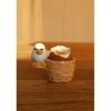 Winkee Grumpy Bird Egon eierdop keramiek
