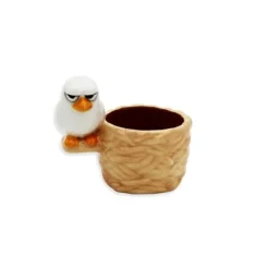 Winkee Grumpy Bird Egon eierdop keramiek