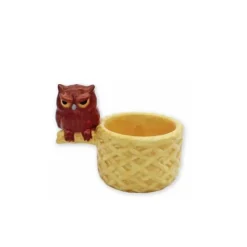 Winkee Grumpy Owl Moody eierdop keramiek
