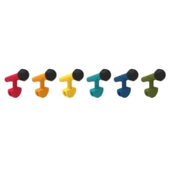 Winkee Microphone Glass Markers silicone 6 stuks