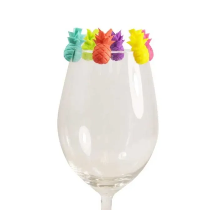 Winkee Pineapple Glass markers silicone 6 stuks