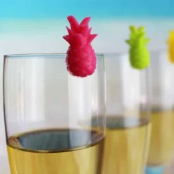 Winkee Pineapple Glass markers silicone 6 stuks