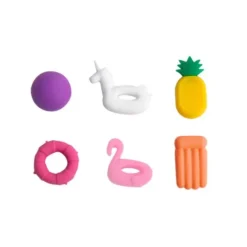 Winkee Pool Party Glass markers silicone 6 stuks