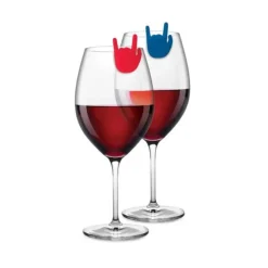 Winkee Rock Hand Glass Markers silicone 8 stuks
