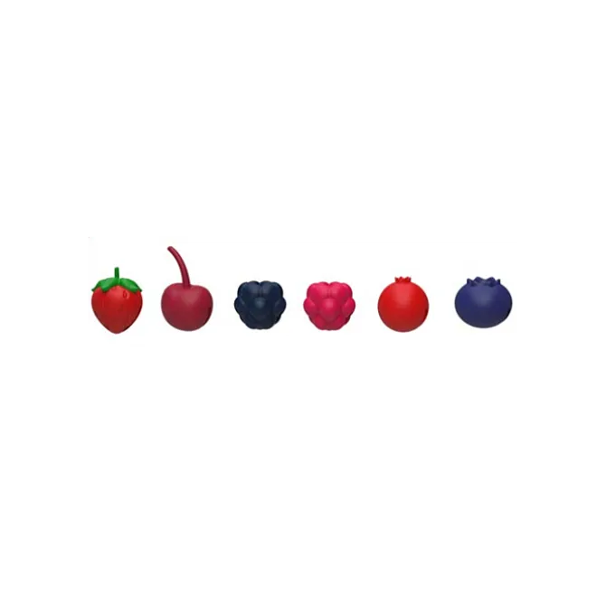 Winkee Wild Berry Glass markers silicone 6 stuks