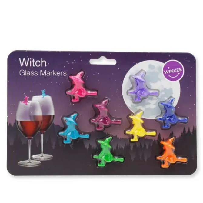 Winkee Witches Glass Markers silicone 8 stuks