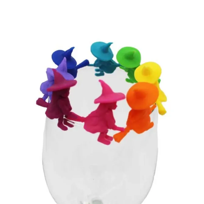 Winkee Witches Glass Markers silicone 8 stuks