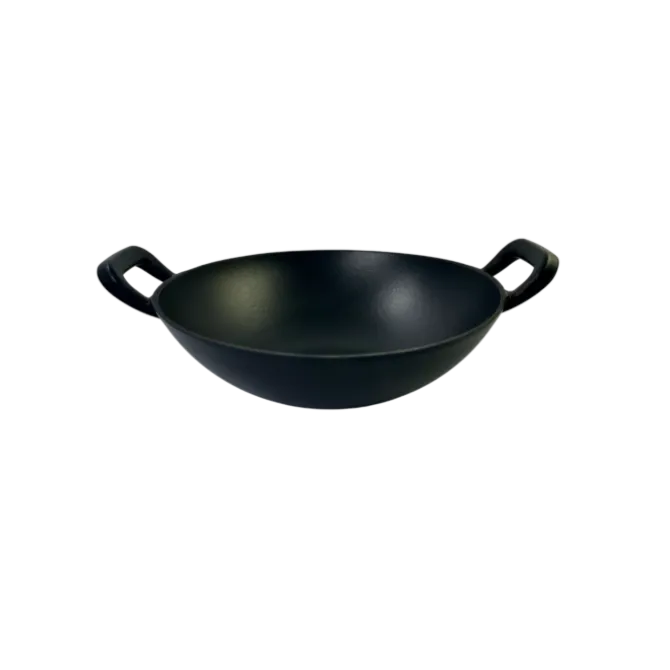 1821 wok ø 32 cm gietijzer zwart