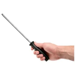 Wüsthof aanzetstaal 23 cm rvs zwart
