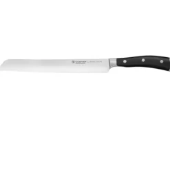 Wüsthof Classic Ikon broodmes met dubbele kartel 23 cm messenstaal