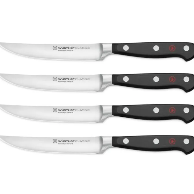 Wüsthof Classic steakmessenset 12 cm 4 stuks