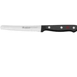 Wüsthof Gourmet worst- /tomatenmes 12 cm rvs zwart