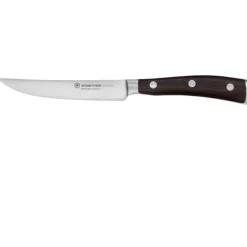 Wüsthof Ikon steakmes 12 cm messenstaal hout