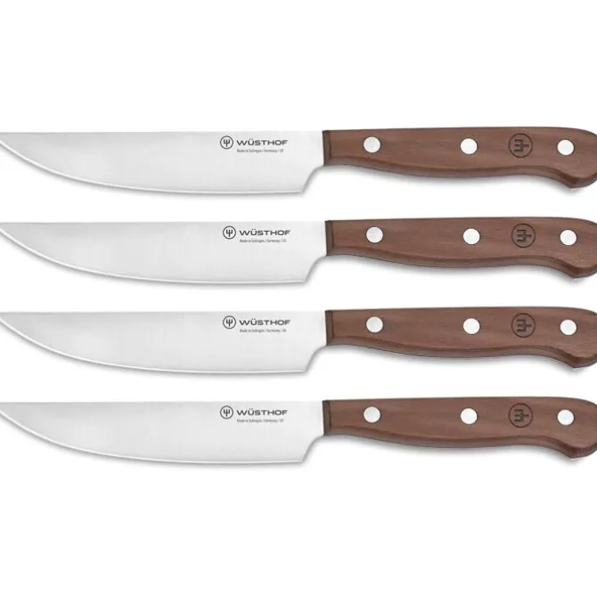 Wüsthof steakmessenset hout 4 stuks